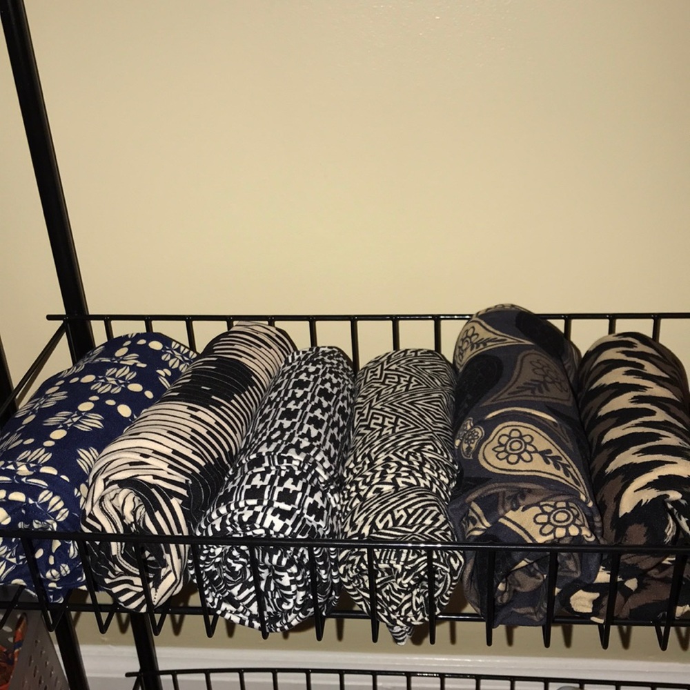 OS one size lularoe leggings lot neutral colors